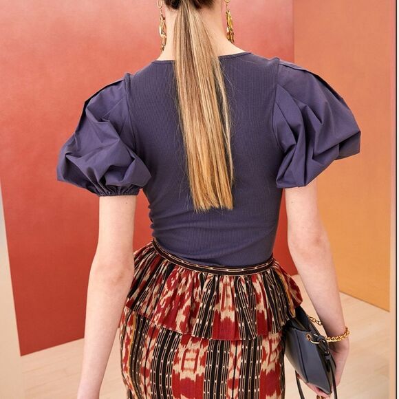 Ulla Johnson Kara Top in Periscope M - Picture 3 of 10